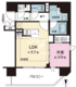 ソルティア東京王子 1201 間取り図