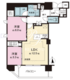 ソルティア東京王子 1204 間取り図