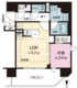 ソルティア東京王子 1301 間取り図