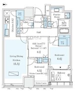 パークコートザ・三番町ハウス 308 間取り図