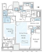 パークコートザ・三番町ハウス 303 間取り図