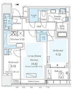 パークコートザ・三番町ハウス 1102 間取り図
