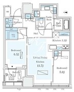 パークコートザ・三番町ハウス 1103 間取り図