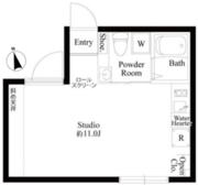 モダンテラス早稲田 403 間取り図