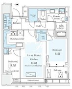 パークコートザ・三番町ハウス 302 間取り図