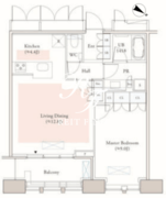 Dマークス西新宿タワー 2209 間取り図
