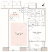 Dマークス西新宿タワー 2613 間取り図