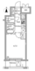 レジディア広尾2 302 間取り図