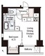Dear WAN Court 王子飛鳥山 403 間取り図