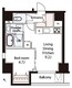 Dear WAN Court 王子飛鳥山 503 間取り図