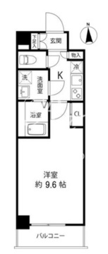 蓮根レジデンス 406 間取り図