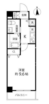 蓮根レジデンス 602 間取り図