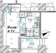 ザ・タワー芝浦 505 間取り図