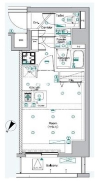 シーフォルム南池袋 501 間取り図