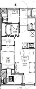 ルミーク北千住 306 間取り図
