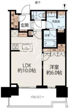 晴海フラッグ SUN-T-1916 間取り図