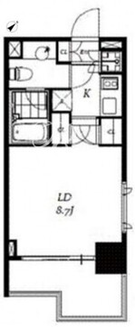 チェスターコート御茶ノ水 203 間取り図