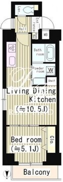 プルメリアレジデンス大森 601 間取り図
