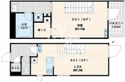 フレア代々木 501 間取り図