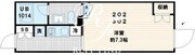 フレア代々木 302 間取り図