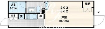 フレア代々木 302 間取り図