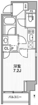ライトハウス西新宿 402 間取り図