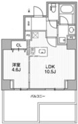 ライトハウス西新宿 401 間取り図