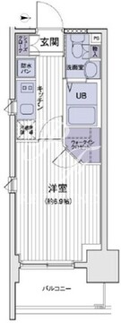 エスティメゾン大島 313 間取り図