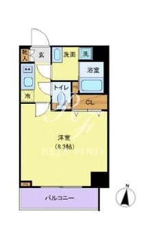 メイクスデザイン住吉 501 間取り図
