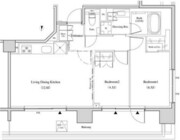 ザ・パークハビオ代々木 904 間取り図