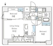 クラリティア文京湯島 701 間取り図