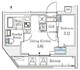 クラリティア文京湯島 1102 間取り図