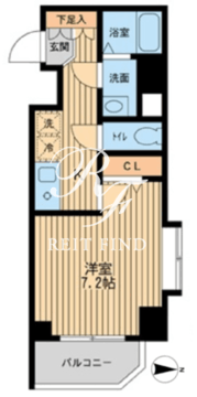 ドゥーエ東陽町 506 間取り図