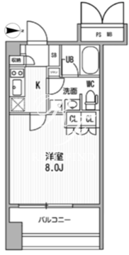 サンフル押上1 502 間取り図