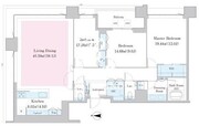 中野ステーションレジデンス 3301 間取り図