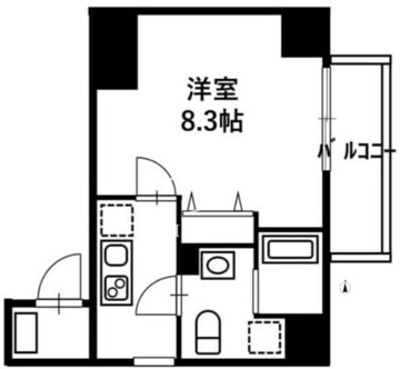 リヴシティ亀戸 501 間取り図