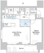 パークホームズ本郷三丁目 504 間取り図