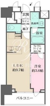 ザ・パークワンズ日本橋人形町 202 間取り図