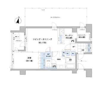 ガーデニエール砧レジデンス 919 間取り図