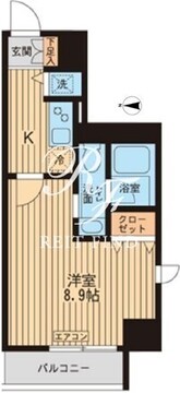 KDXレジデンス入谷 506 間取り図
