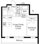 ラヴィエール千駄ヶ谷プレミアムレジデンス 203 間取り図