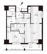 コスモグラン勝どき 402 間取り図