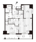 コスモグラン勝どき 302 間取り図