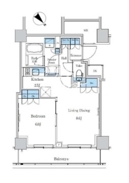 パークアクシス滝野川ラブリーズ 230 間取り図