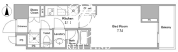 BPRレジデンス西早稲田 704 間取り図