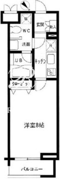プライムアーバン中目黒 307 間取り図
