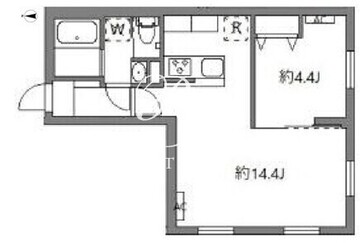 グランピア中野坂上 106 間取り図