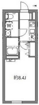 グランピア中野坂上 203 間取り図