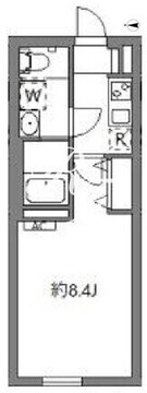 グランピア中野坂上 202 間取り図