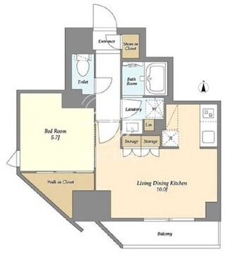 グランカーサ蒲田ウエスト 601 間取り図